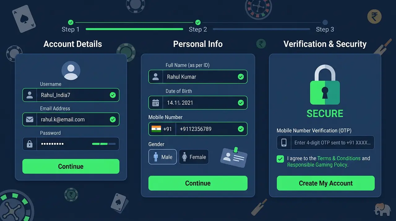 How to register on 1Win India step by step guide